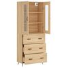 vidaXL Skř&iacute;ň highboard dub sonoma 69,5 x 34 x 180 cm kompozitn&iacute; dřevo
