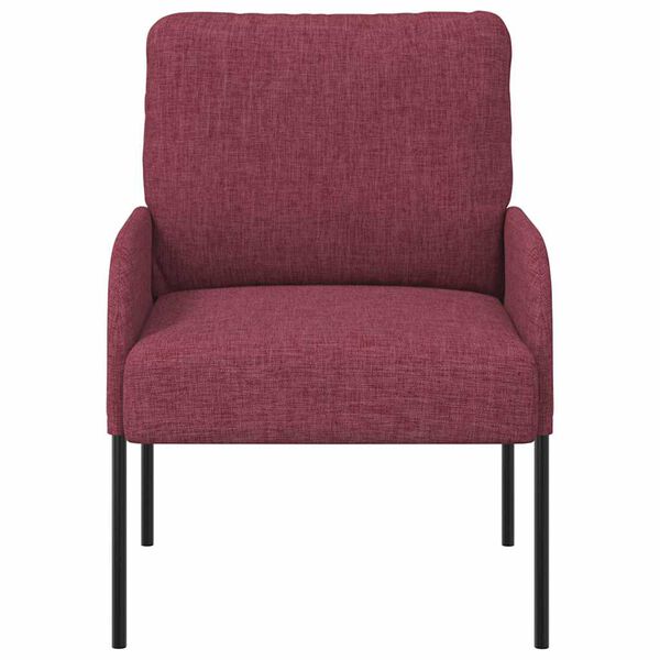 vidaXL Pohovky s pol&scaron;t&aacute;řem 55cm V&iacute;no Červen&eacute; Překližka