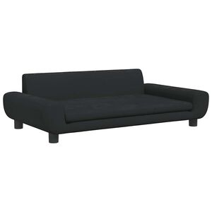 vidaXL Pel&iacute;&scaron;ek pro psy čern&yacute; 100 x 54 x 33 cm samet