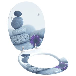 vidaXL Toaletn&iacute; prkno &Scaron;ed&aacute; 44 x 38 cm MDF deska