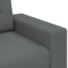 vidaXL Loveseat Sofa Tmavě &scaron;ed&aacute; 180x77x82 cm textil