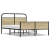 vidaXL R&aacute;m postele bez matrace 140x200 cm dub sonoma kompozitn&iacute; dřevo