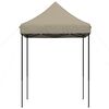 vidaXL Skládací party stan pop-up taupe 200 x 200 x 306 cm