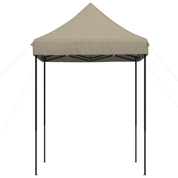 vidaXL Skládací party stan pop-up taupe 200 x 200 x 306 cm