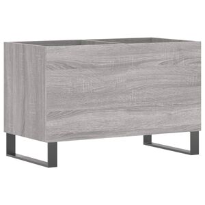 vidaXL Skř&iacute;ňka na LP desky &scaron;ed&aacute; sonoma 74,5x38x48 cm kompozitn&iacute; dřevo