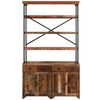 vidaXL Př&iacute;born&iacute;k s policemi masivn&iacute; recyklovan&eacute; dřevo 120x35x200 cm