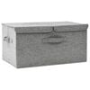 vidaXL &Uacute;ložn&yacute; box textil 50 x 30 x 25 cm &scaron;ed&yacute;