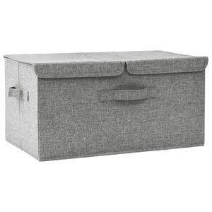 vidaXL &Uacute;ložn&yacute; box textil 50 x 30 x 25 cm &scaron;ed&yacute;