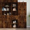 vidaXL Skříň highboard kouřový dub 45 x 42,5 x 185 cm kompozitní dřevo