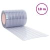 vidaXL Z&aacute;věs do dveř&iacute; průhledn&yacute; 300 mm x 2,6 mm 10 m PVC