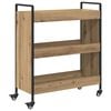 vidaXL Kuchyňsk&yacute; voz&iacute;k Artisanov&yacute; dub 70 x 30 x 82 cm Kompozitn&iacute; dřevo