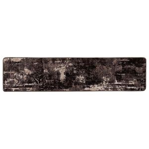 vidaXL Běhoun MARSA Čern&aacute; 50 x 100 cm Polyester a PVC