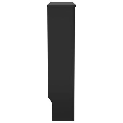 vidaXL Kryt na radiátor MDF černý 78 cm