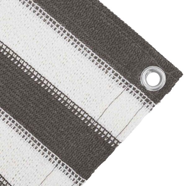 vidaXL Koberec ke stanu 250 x 300 cm antracitov&yacute; a b&iacute;l&yacute;