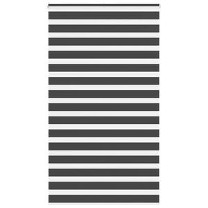 vidaXL Zebra roleta čern&aacute; 120x230 cm &scaron;&iacute;řka l&aacute;tky 115,9 cm polyester