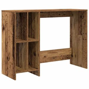 vidaXL Psac&iacute; stůl old wood 102,5 x 35 x 75 cm kompozitn&iacute; dřevo