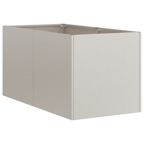 vidaXL Truhl&iacute;k rezav&aacute; 40x80x40 cm povětrnostně odoln&aacute; ocel