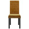 vidaXL J&iacute;deln&iacute; židle 4 ks hněd&eacute; samet