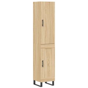vidaXL Skř&iacute;ň highboard dub sonoma 34,5 x 34 x 180 cm kompozitn&iacute; dřevo