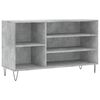 vidaXL Botn&iacute;k betonově &scaron;ed&yacute; 102x36x60 cm kompozitn&iacute; dřevo