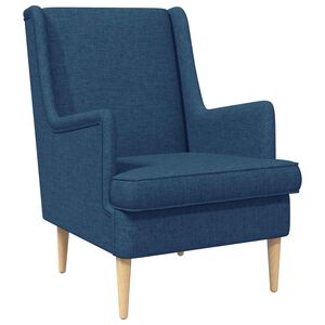 vidaXL křeslo Modr&aacute; Textil