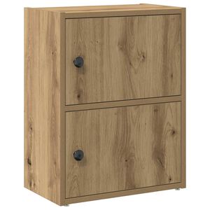 vidaXL Knihovna dub artisan 40x24x52 cm kompozitn&iacute; dřevo