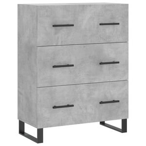 vidaXL Př&iacute;born&iacute;k betonově &scaron;ed&yacute; 69,5 x 34 x 90 cm kompozitn&iacute; dřevo