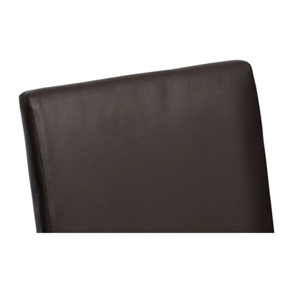 vidaXL J&iacute;deln&iacute; židle 2 ks hněd&eacute; uměl&aacute; kůže