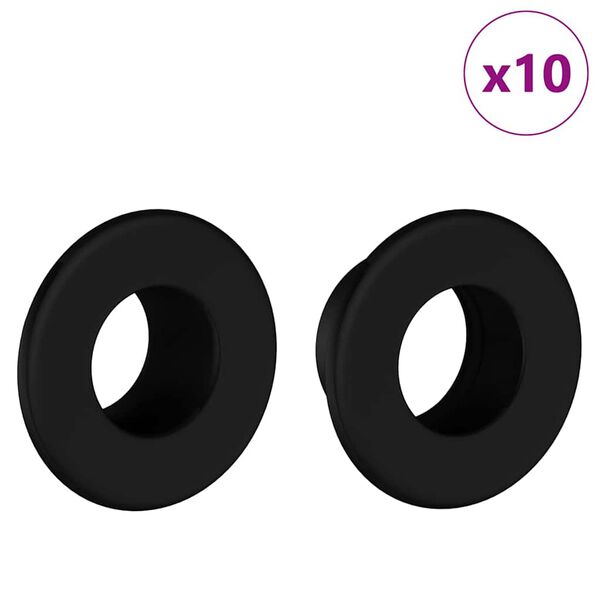 vidaXL Z&aacute;tky na fotbalov&yacute; stůl 10 pcs B&iacute;l&aacute; 3 x 3 x 2 cm HIPS