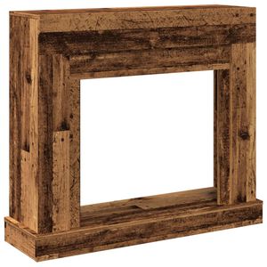 vidaXL Krbov&aacute; obestavba old wood 100 x 30 x 87,5 cm kompozitn&iacute; dřevo