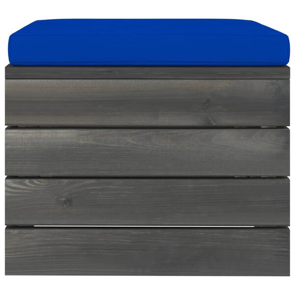 vidaXL 9d&iacute;ln&aacute; zahradn&iacute; sedac&iacute; souprava z palet + podu&scaron;ky borov&eacute; dřevo