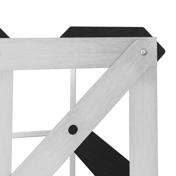 vidaXL Stojan na v&iacute;no na 20 lahv&iacute; čern&yacute; masivn&iacute; borov&eacute; dřevo