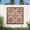 vidaXL Zahradn&iacute; n&aacute;stěnn&aacute; dekorace 55 x 55 cm corten Maursk&yacute; design