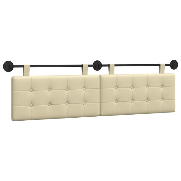 vidaXL Z&aacute;věsn&aacute; čeln&iacute; deska N&aacute;stěnn&yacute; Uměl&aacute; kůže