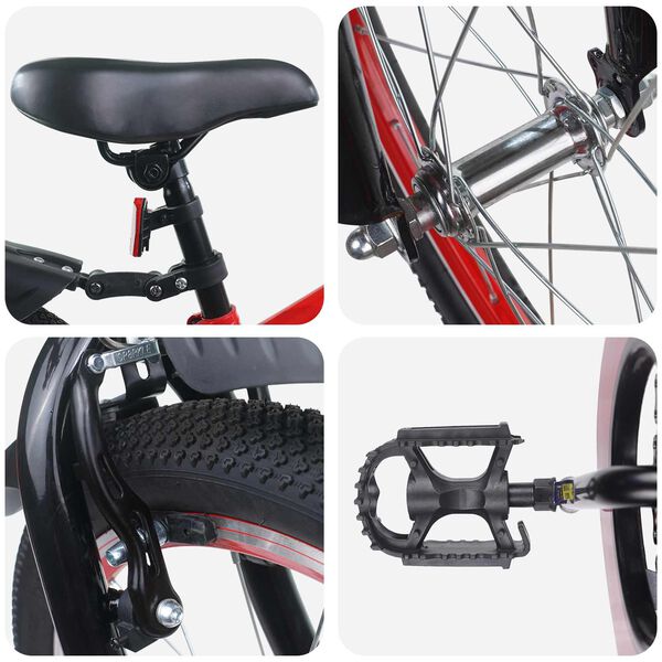 vidaXL Dětsk&eacute; Kolo 18 palců pro 5-7 let Modročern&aacute;