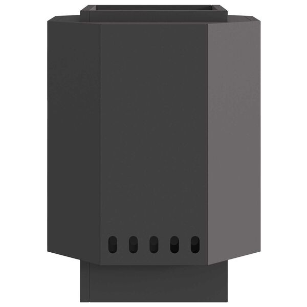 vidaXL Bezemisný gril Černá 38 x 38 x 51 cm Ocel