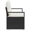vidaXL Zahradn&iacute; sofa s pol&scaron;t&aacute;řem 120 x 62 x 69 cm polyratan