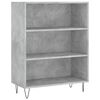 vidaXL Skř&iacute;ň highboard betonově &scaron;ed&aacute; 69,5x34x180 cm kompozitn&iacute; dřevo