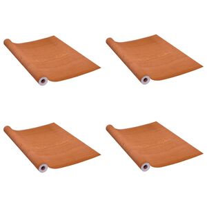 vidaXL Samolep&iacute;c&iacute; tapety na dveře 4 ks světl&yacute; dub 210 x 90 cm PVC
