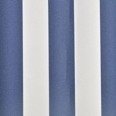 vidaXL Plachta na markýzu plátěná modro-bílá 3 x 2,5 m (bez rámu)