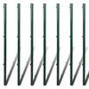 vidaXL Dr&aacute;těn&eacute; pletivo se sloupky ocel 1,25 x 15 m zelen&eacute;