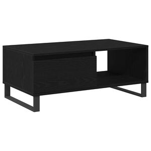vidaXL Konferenčn&iacute; stolek Čern&yacute; dub 90 x 50 x 36,5 cm Kompozitn&iacute; dřevo