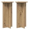 vidaXL Stojan na rostliny 2 ks Dub artisan 40 x 40 x 80 cm