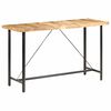 vidaXL Barov&yacute; stůl 180 x 70 x 107 cm hrub&eacute; mangovn&iacute;kov&eacute; dřevo