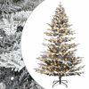 vidaXL Uměl&yacute; Skl&aacute;dac&iacute; V&aacute;nočn&iacute; Strom 150 cm 150 LED Tepl&aacute; b&iacute;l&aacute; PE a PVC