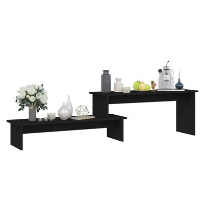 vidaXL TV stolek černý 180 x 30 x 43 cm dřevotříska
