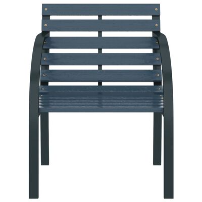 vidaXL Zahradní židle 2 ks šedé dřevo