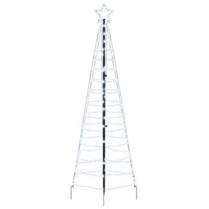 vidaXL LED v&aacute;nočn&iacute; stromeček se zemn&iacute;mi hroty 250 cm 390 LED
