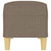 vidaXL Lavice taupe 100 x 35 x 41 cm textil