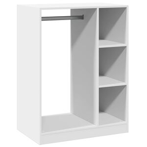 vidaXL &Scaron;atn&iacute; skř&iacute;ň b&iacute;l&aacute; 77 x 48 x 102 cm kompozitn&iacute; dřevo